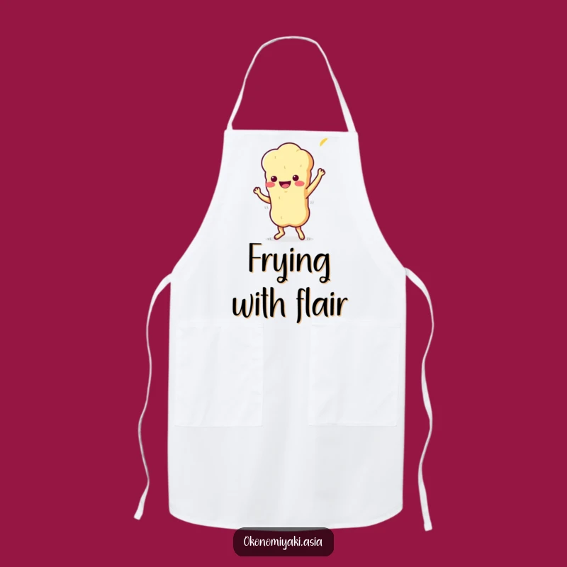 Kitchen Dancer Funny Apron: Tempura Jig Design
