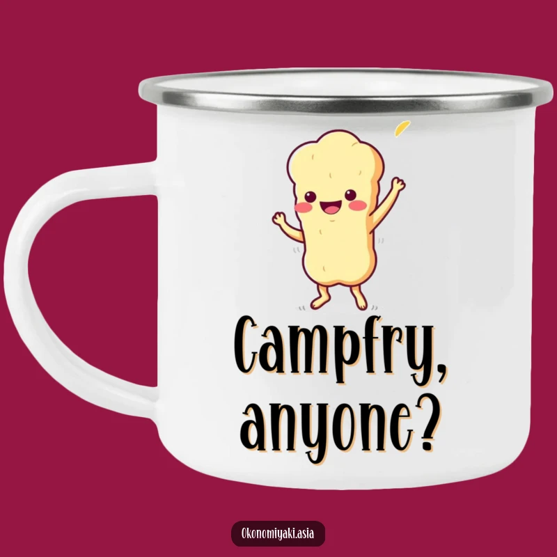 Campfire Dance Funny Mug: Wiggling Tempura Companion