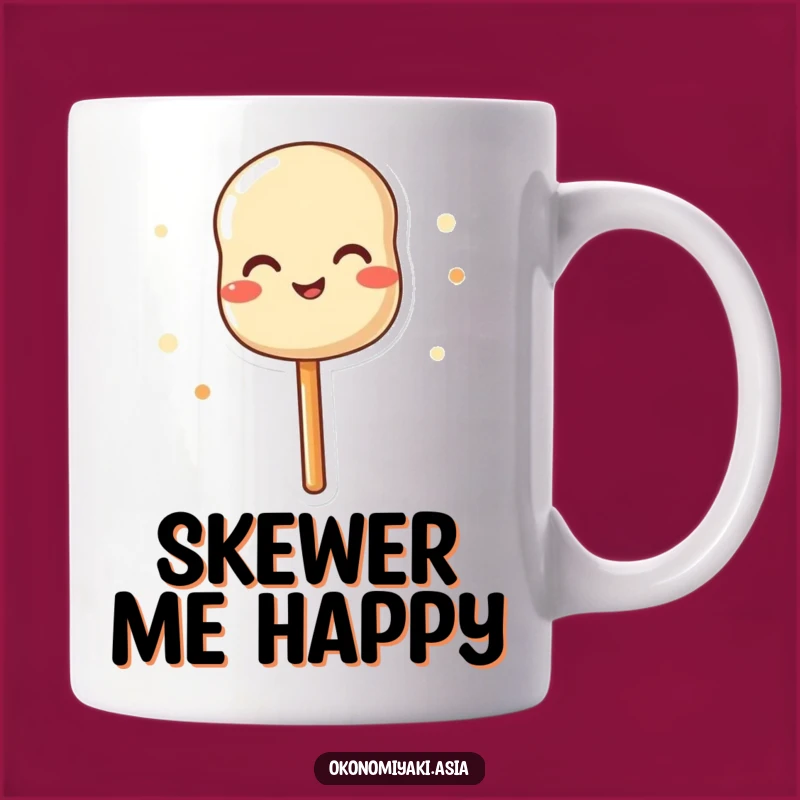 Funny Dango Skewer Mug - Joyful Wiggling Cartoon Treat Gift