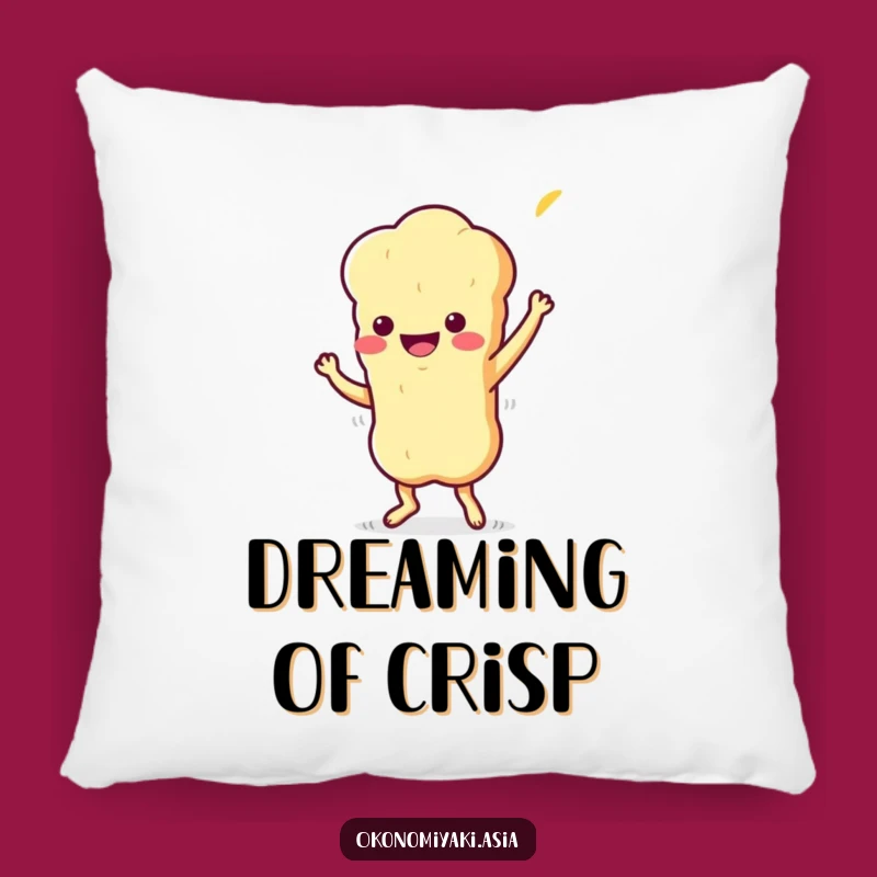 Cozy Dancer Pillow: Funny Wiggling Tempura Accent