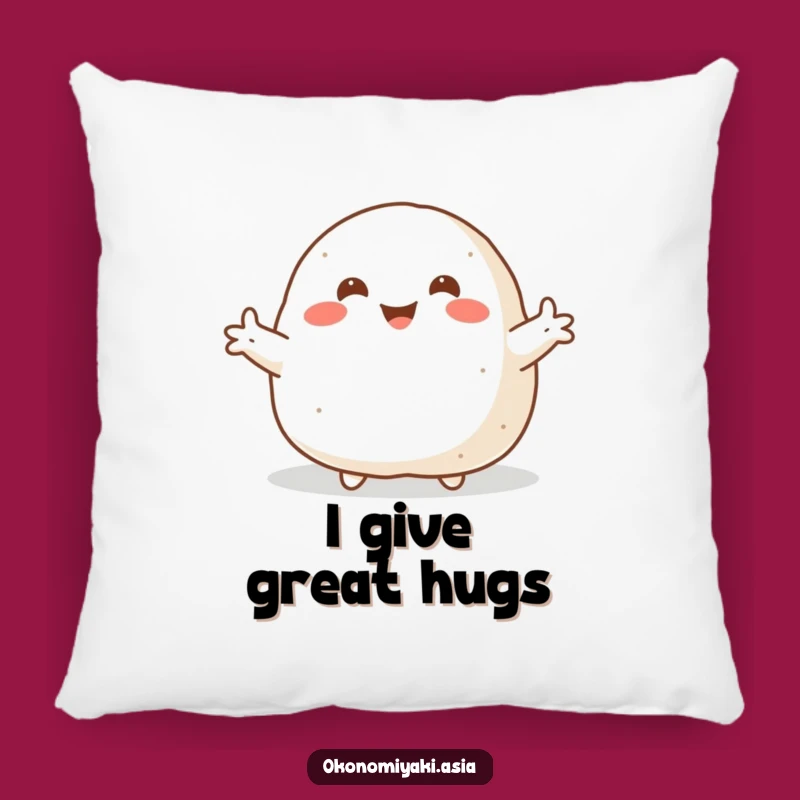 Funny Welcoming Onigiri Pillow: Cozy Hugs, Cute Food Accent