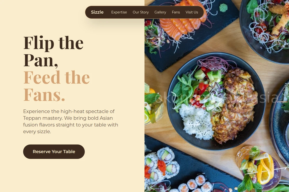 Sizzle Asian Fusion Food
