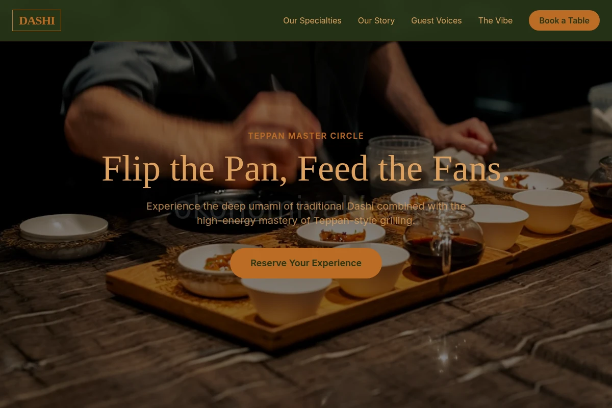 Dashi Asian Fusion Food