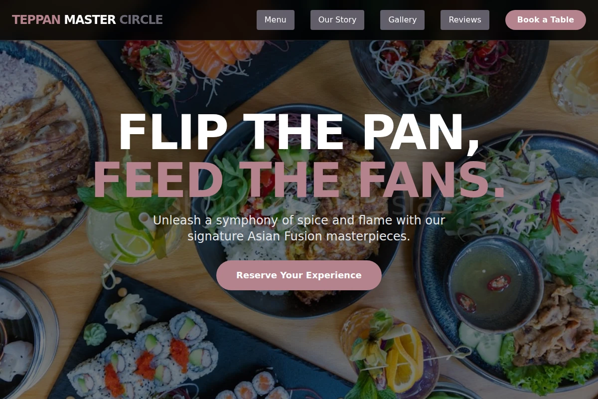 Skillet Asian Fusion Food