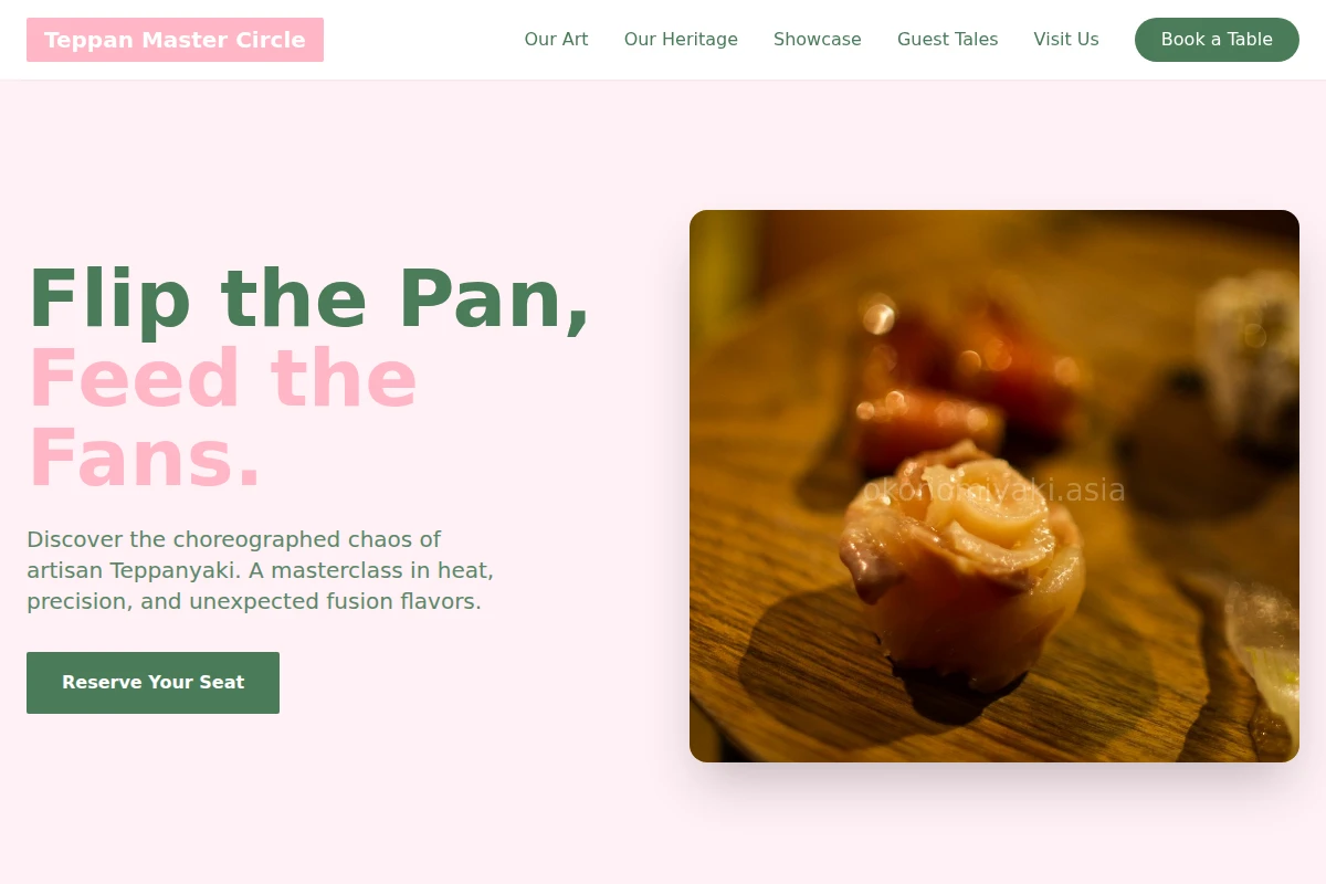 Artisan Asian Fusion Food