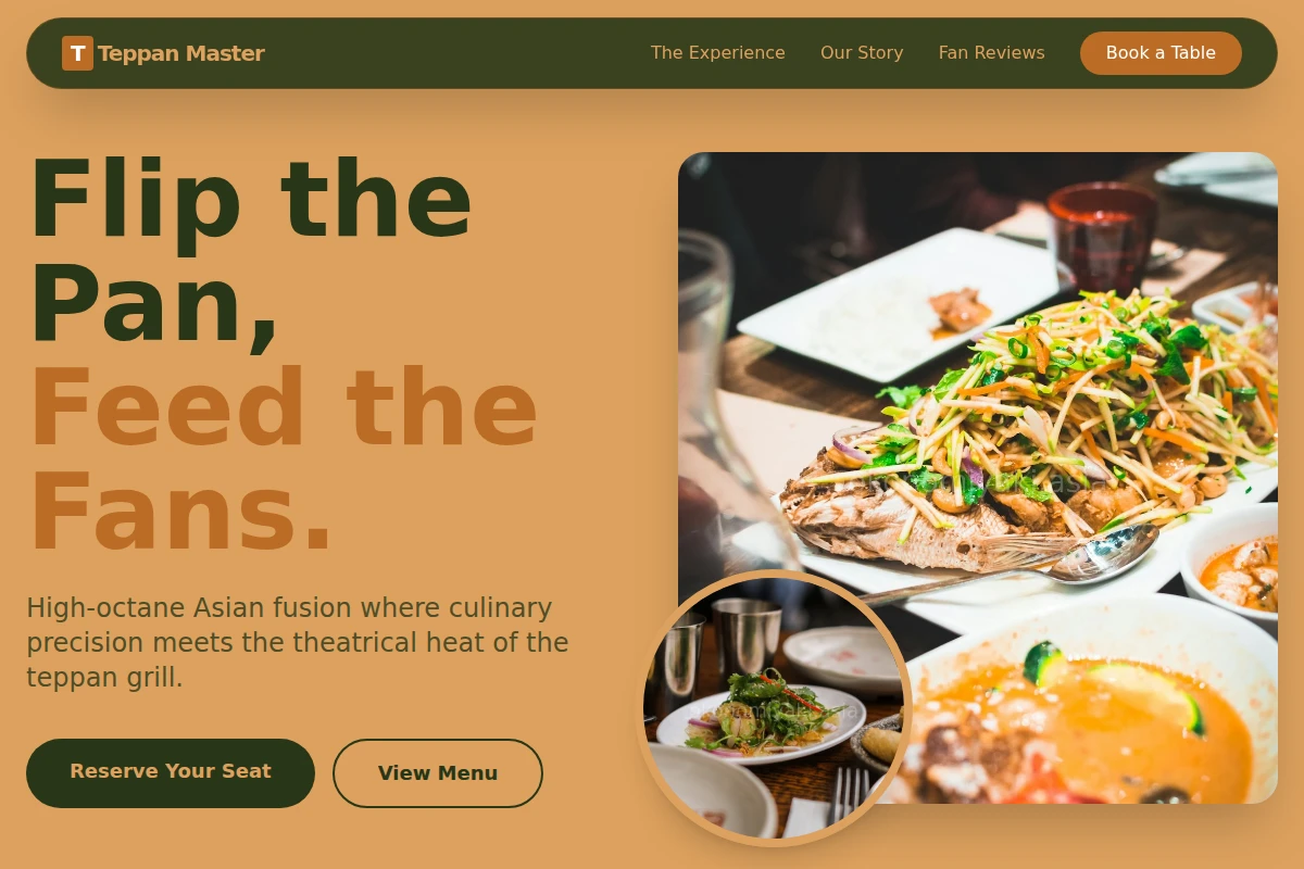 Chef Asian Fusion Food