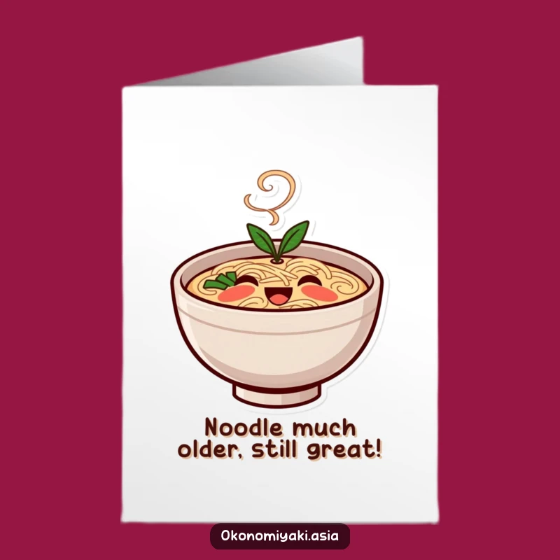 Funny Ramen Bowl Birthday Card Free Printable for a Delicious Celebration Downloadable