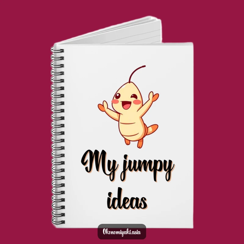 Funny Jumping Shrimp Notebook: Journal Foodie Fun, Cute Gift
