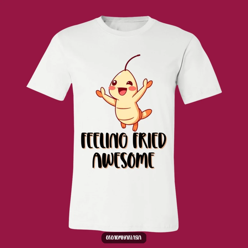 Funny Jumping Shrimp T-Shirt: Cheerful Seafood Apparel, Fun Gift
