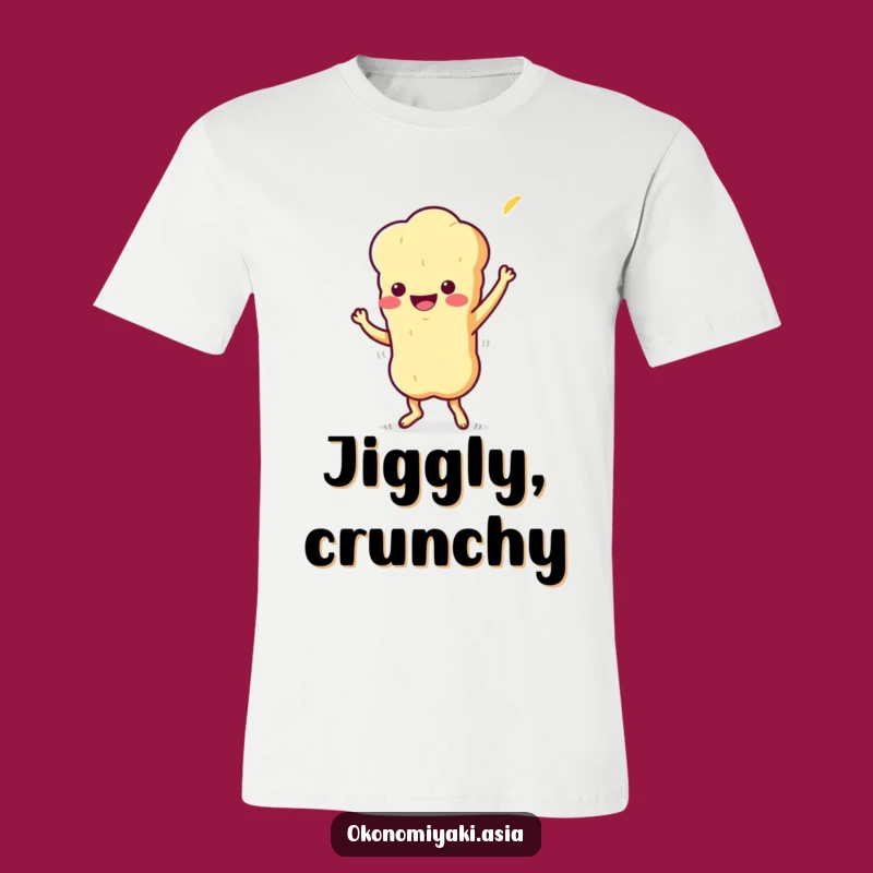 Playful Jig Funny T-Shirt: Wiggling Tempura Character